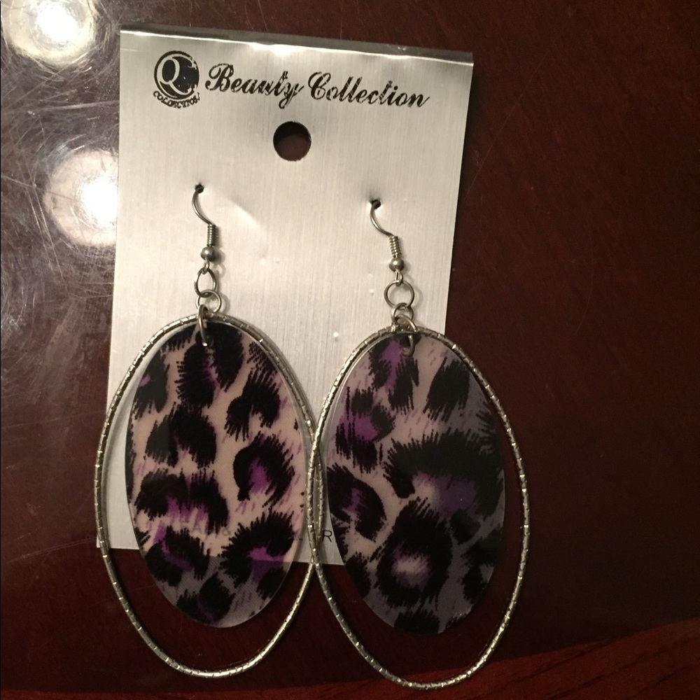 Leopard Print Earrings